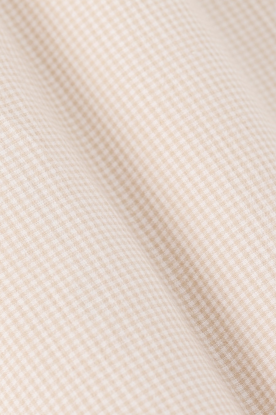 Camisa Manga Curta Regular Seersucker Micro Xadrez Branco C/Caqui — foto 6 de 6