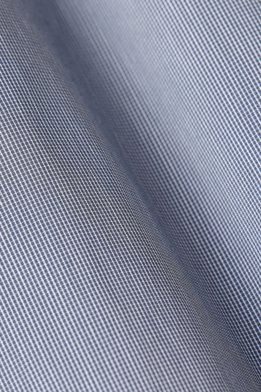 Camisa Manga Curta Regular Tech Micro Xadrez Branco/Azul Jeans — foto 6 de 6