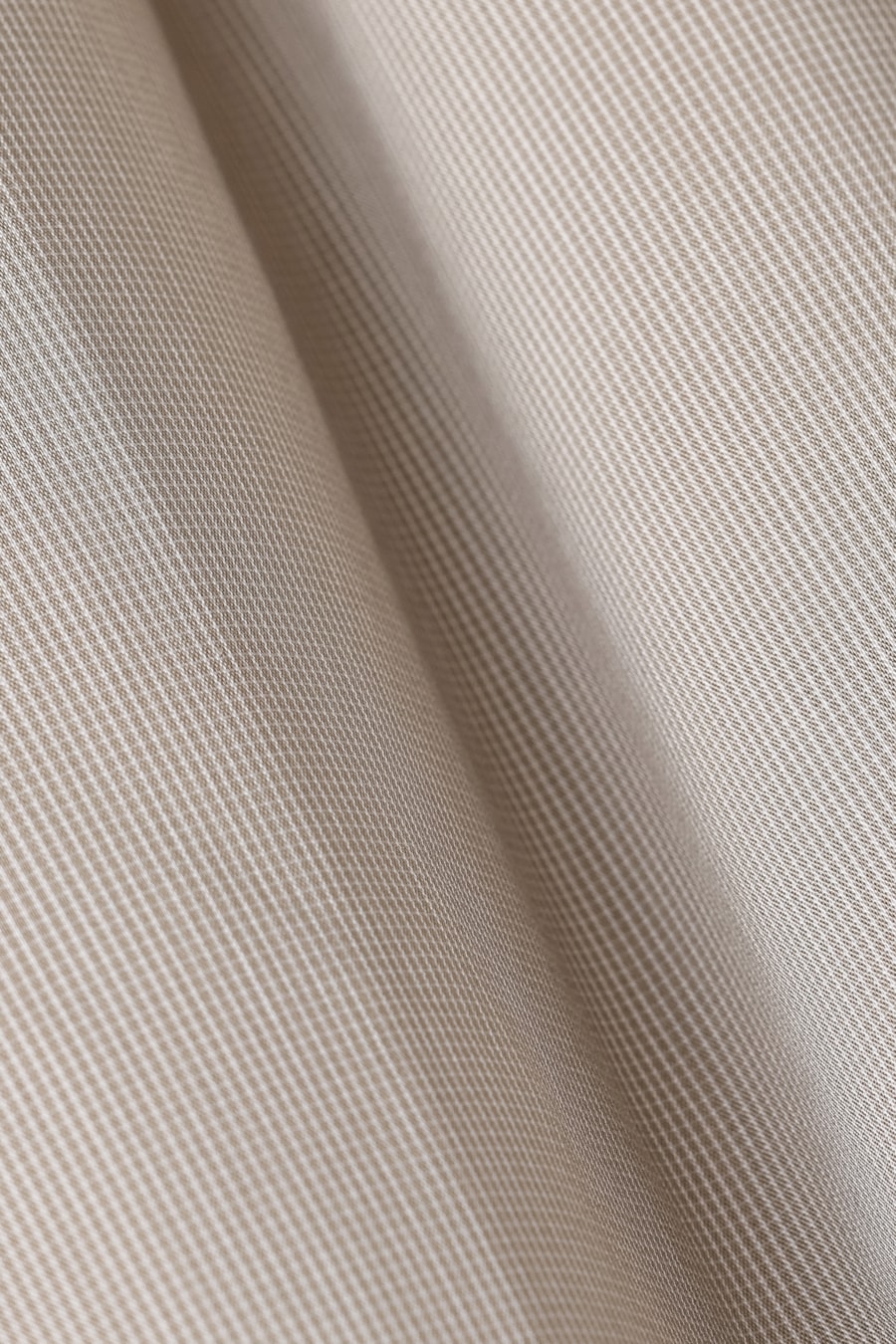 Camisa Manga Curta Regular Tech Micro Xadrez Caqui / Branco — foto 6 de 6