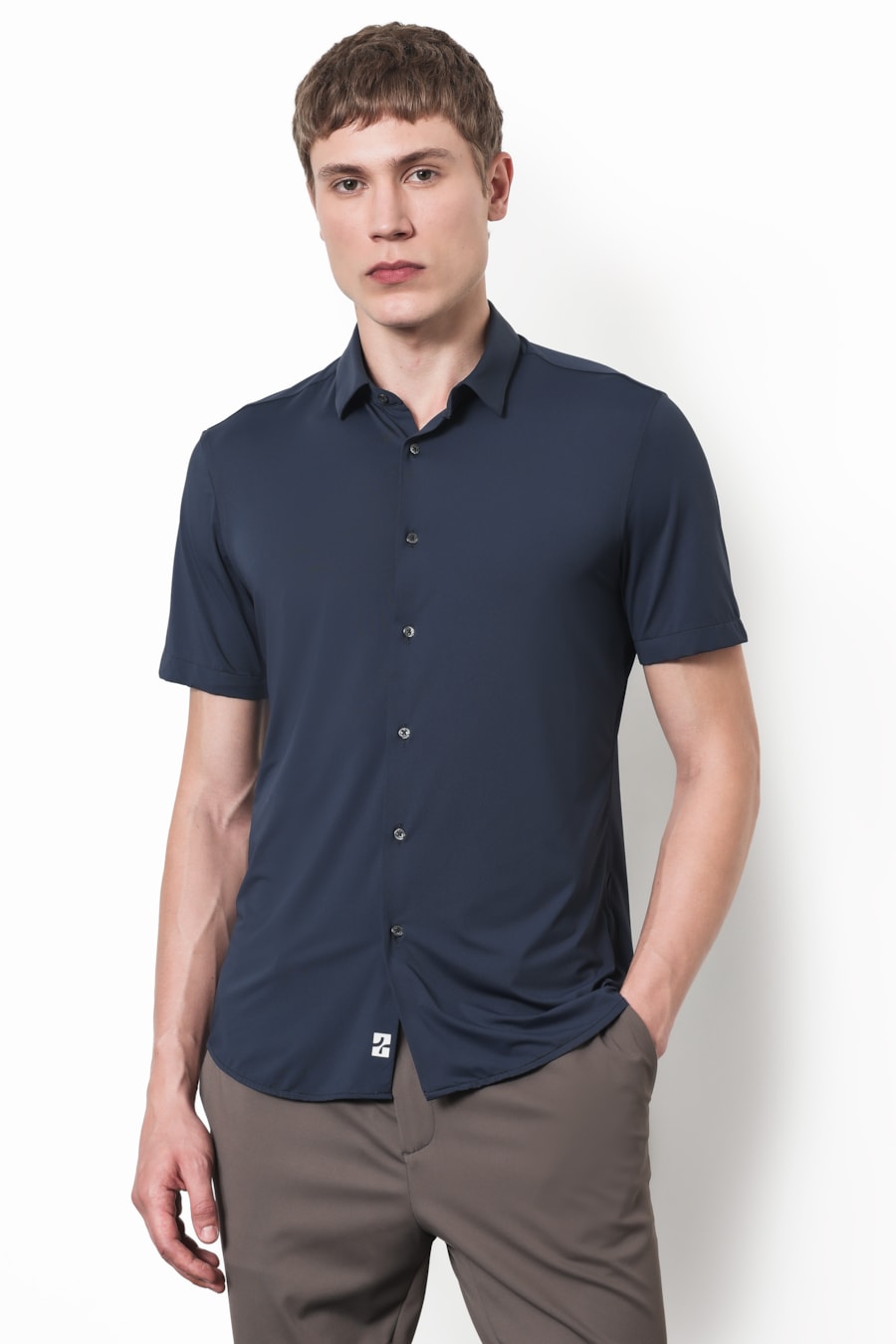Camisa Manga Curta Royal Marinho — foto 1 de 6