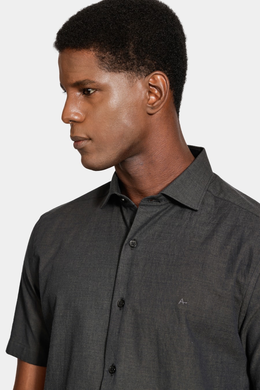 Camisa Manga Curta Sl Ns Black Marrom — foto 3 de 6