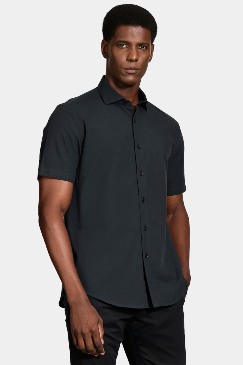 Camisa Manga Curta Sl Ns Black Preto