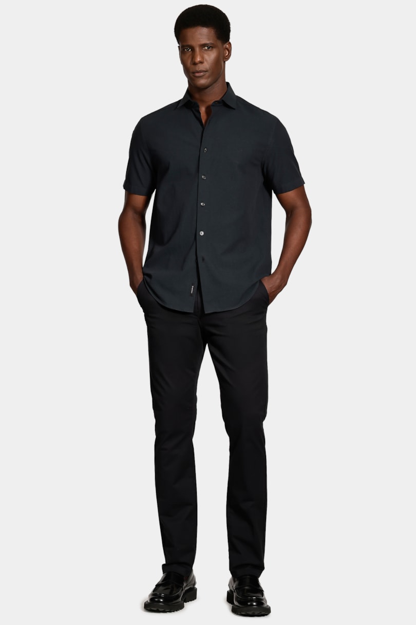 Camisa Manga Curta Sl Ns Black Preto