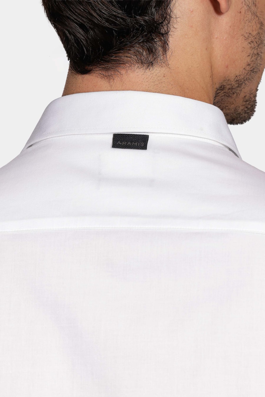 Camisa Manga Curta Slim Cetim Hudson Branco — foto 4 de 7