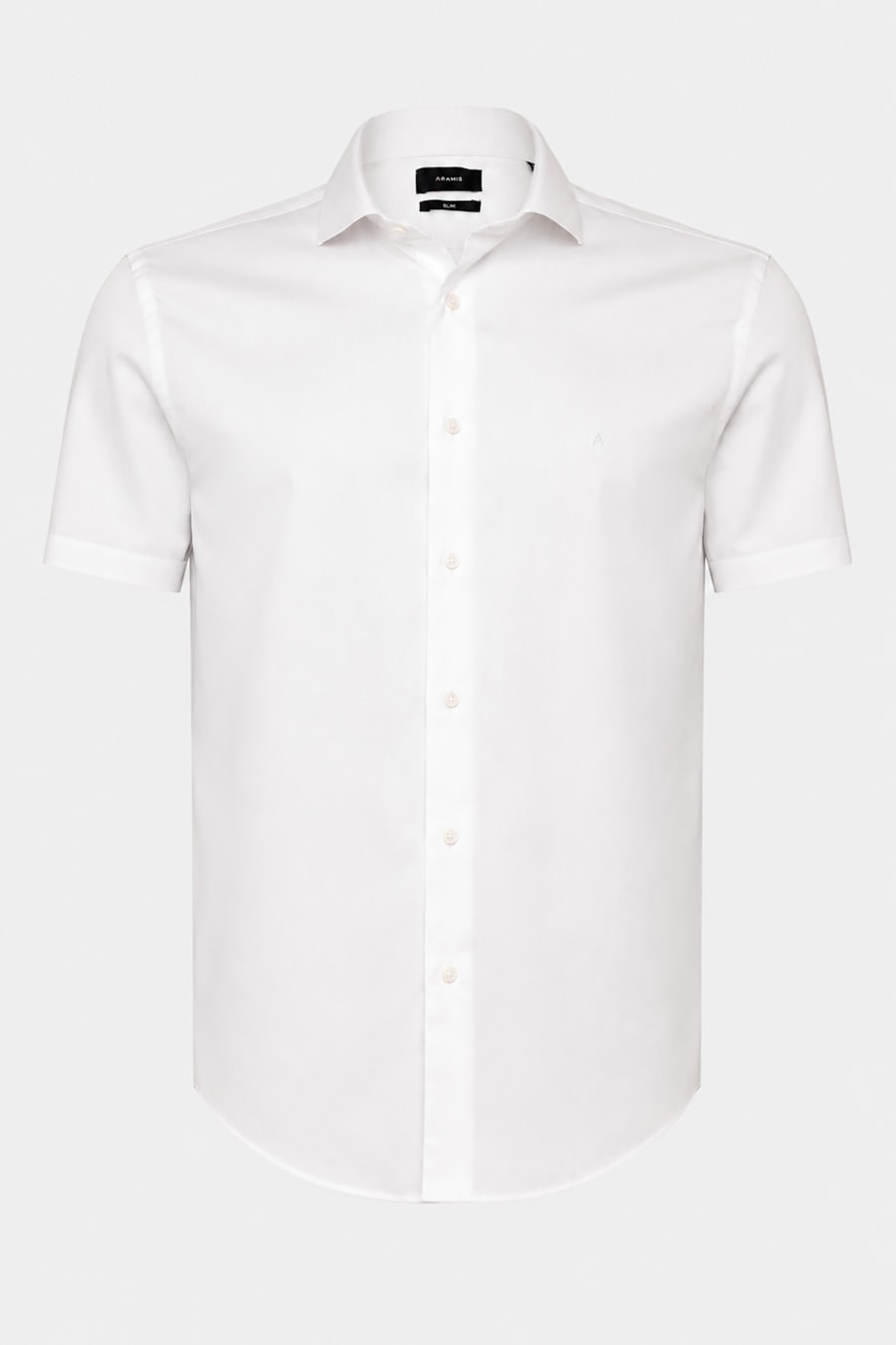 Camisa Manga Curta Slim Cetim St Hudson 2 Branco — foto 5 de 6