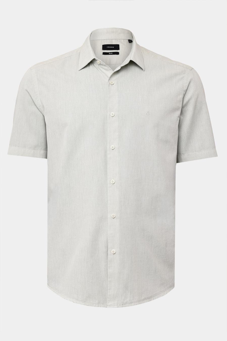 Camisa Manga Curta Slim em Algodão Willis Verde — foto 5 de 6