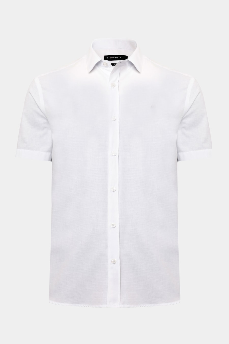 Camisa Manga Curta Slim Flame Soft Branco — foto 6 de 7