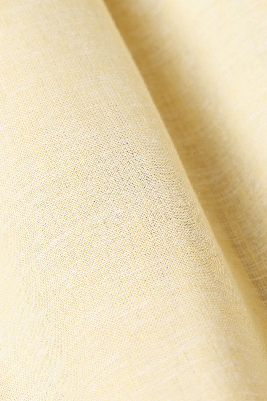Camisa Manga Curta Slim Linho Algodao Surat Amarelo — foto 6 de 6