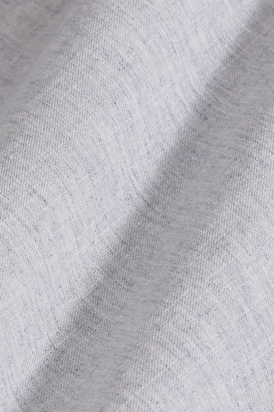 Camisa Manga Curta Slim Linho Mescla Azul — foto 6 de 6