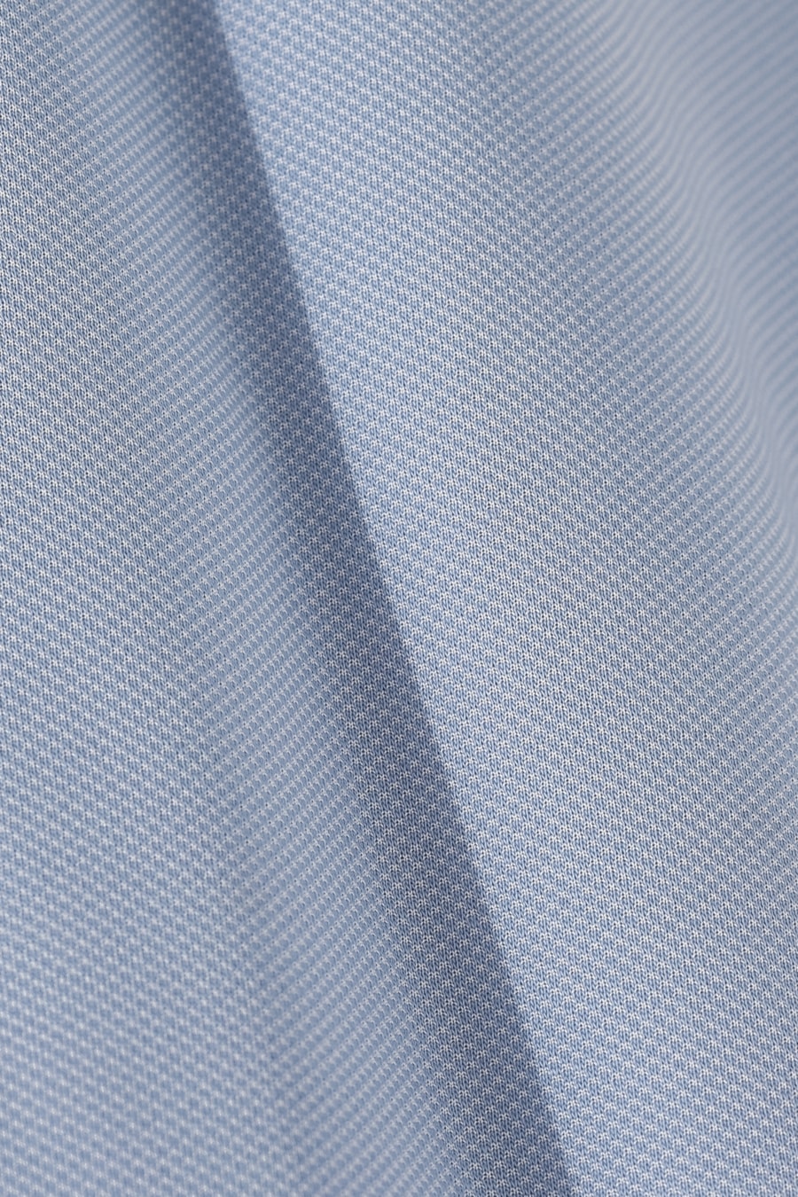 Camisa Manga Curta Slim Malha Mista Italia Azul Claro — foto 6 de 6