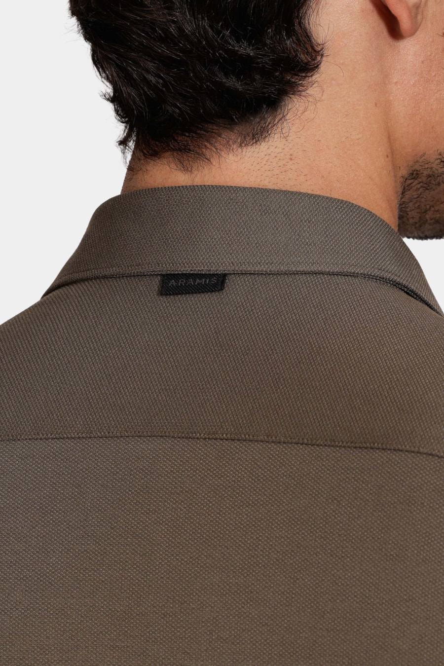 Camisa Manga Curta Slim Malha Mista Italia Verde — foto 4 de 7