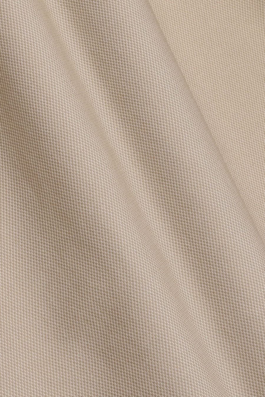 Camisa Manga Curta Slim Malha Mista Italiana Caqui — foto 6 de 6