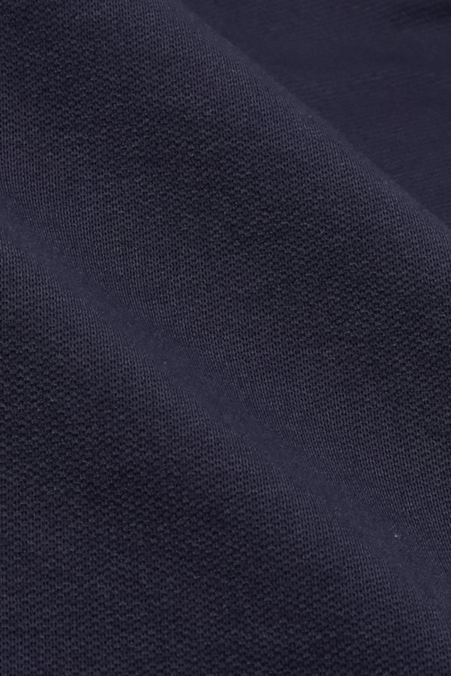 Camisa Manga Curta Slim Malha Mista Italiana Marinho — foto 6 de 6