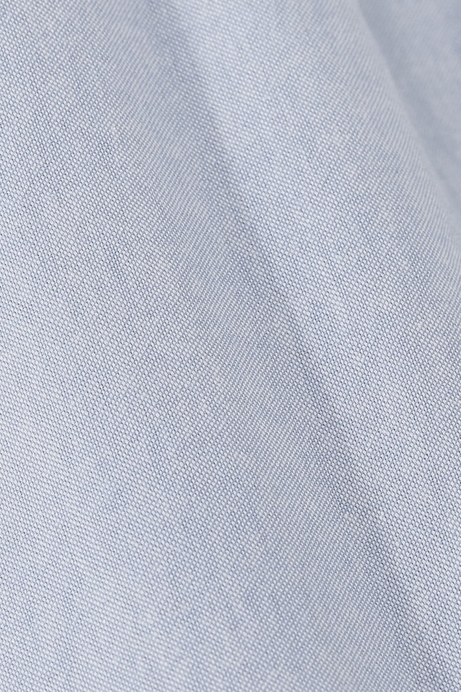 Camisa Manga Curta Slim Oxford Azul Celeste — foto 6 de 6