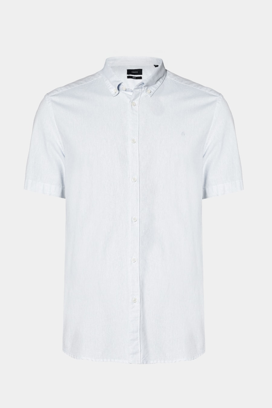 Camisa Manga Curta Slim Oxford Planalto Azul Celeste — foto 5 de 6
