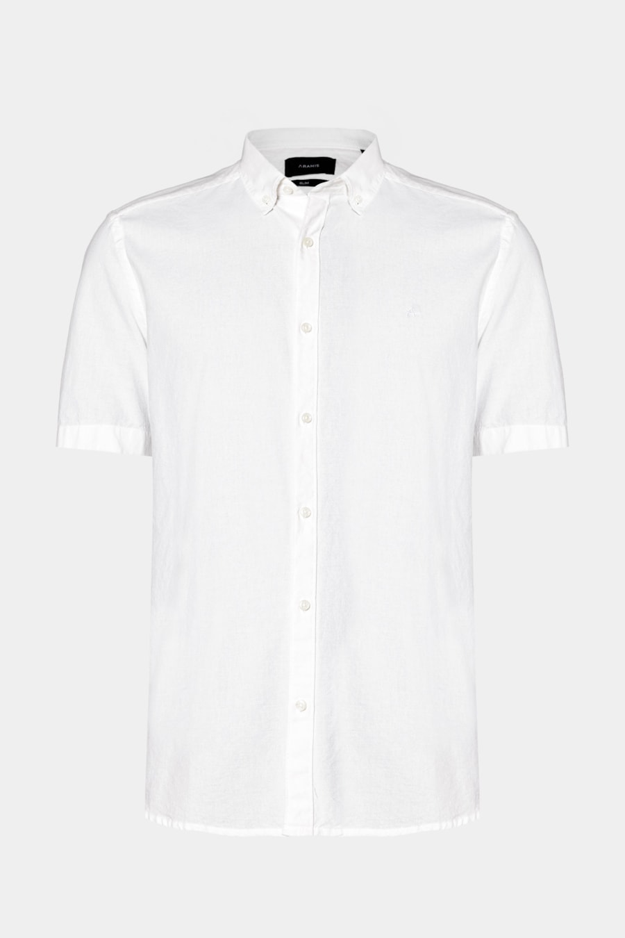 Camisa Manga Curta Slim Oxford Planalto Branco — foto 5 de 6