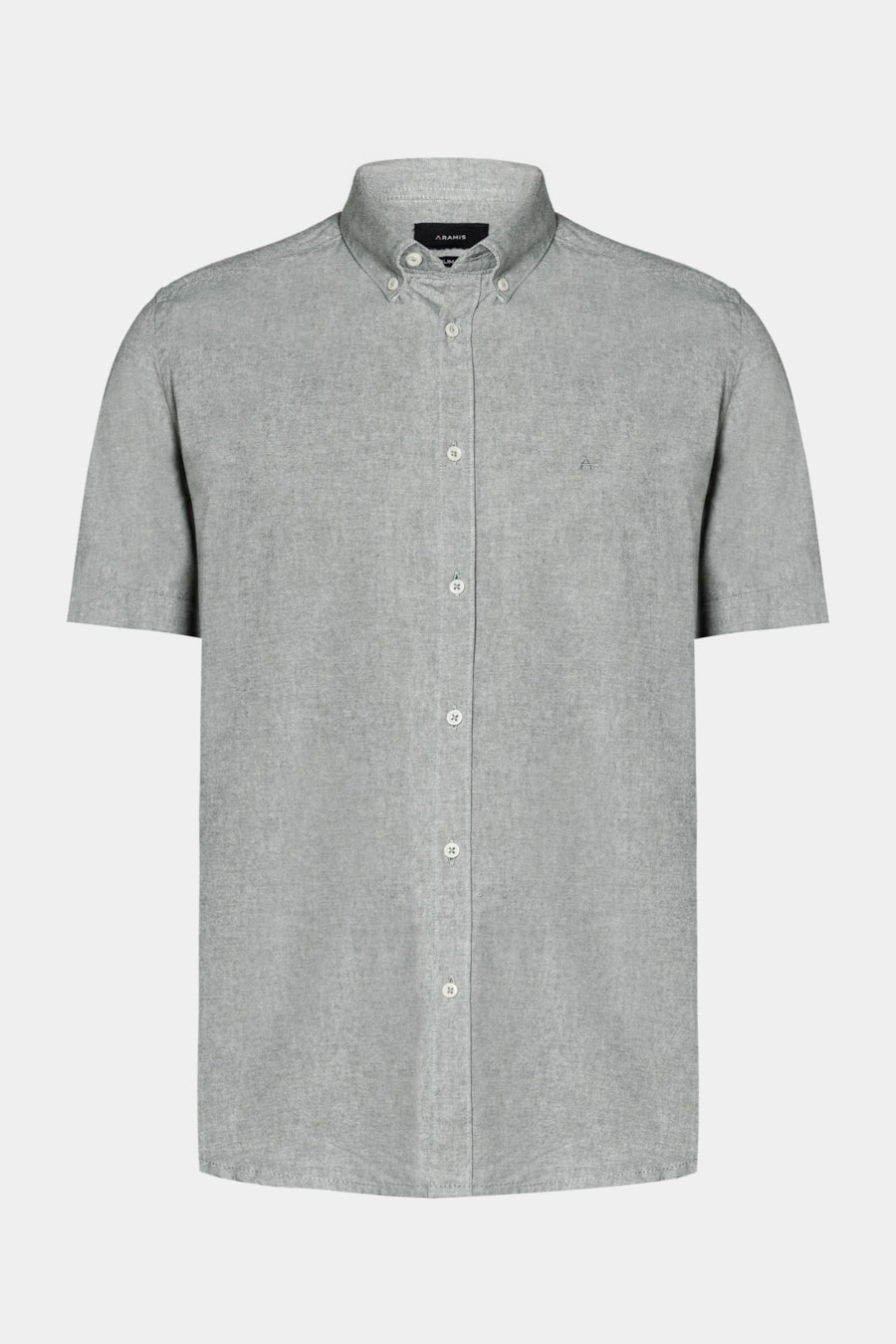Camisa Manga Curta Slim Oxford Planalto Verde Folha — foto 5 de 6