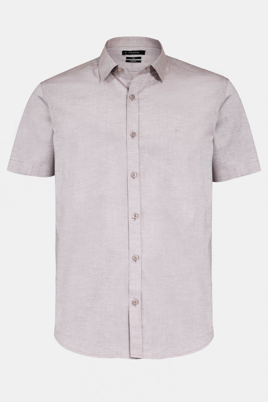 Camisa Manga Curta Slim Pinpoint Span Madeira — foto 5 de 6