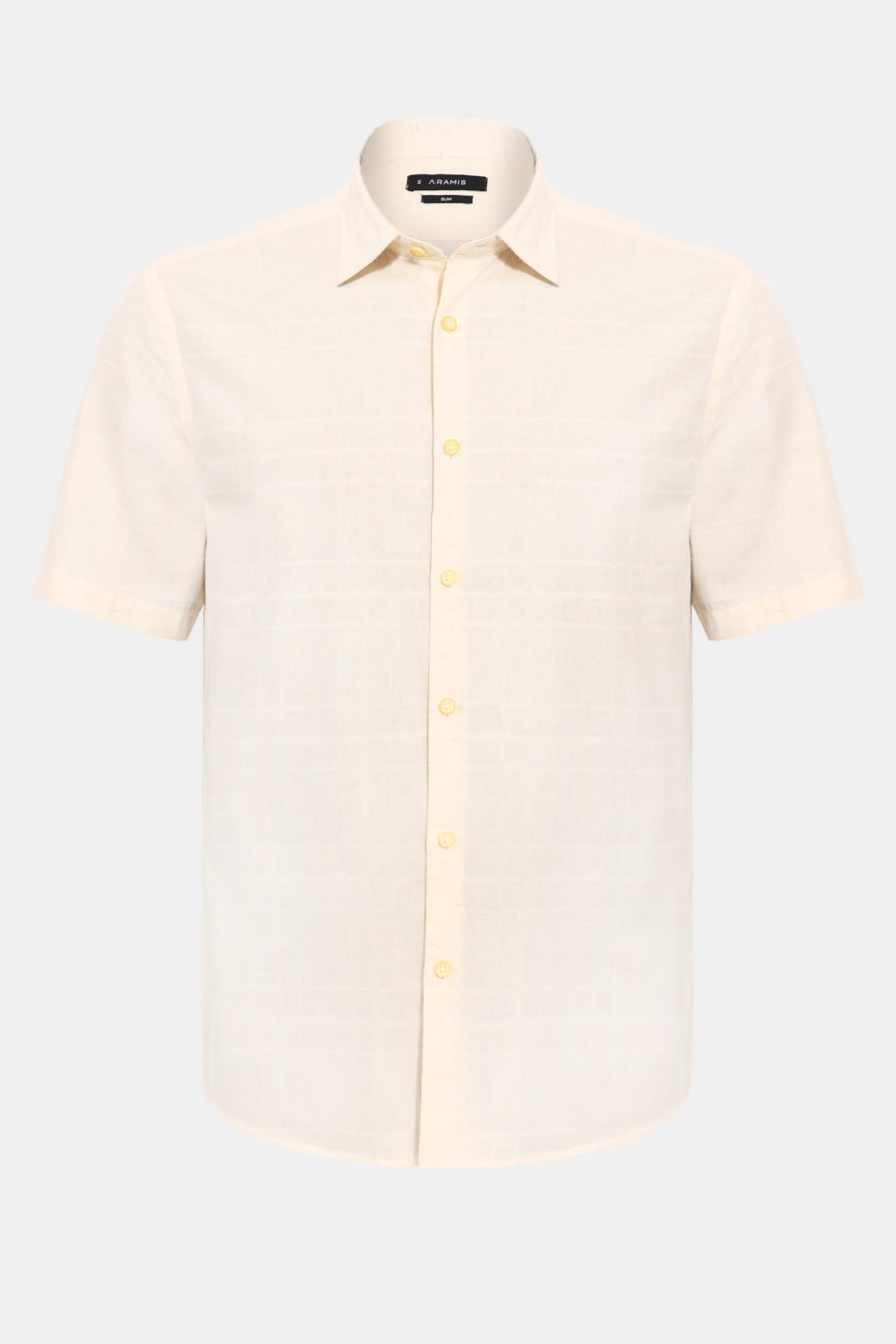 Camisa Manga Curta Slim Sierra Maquineta Natural — foto 5 de 5