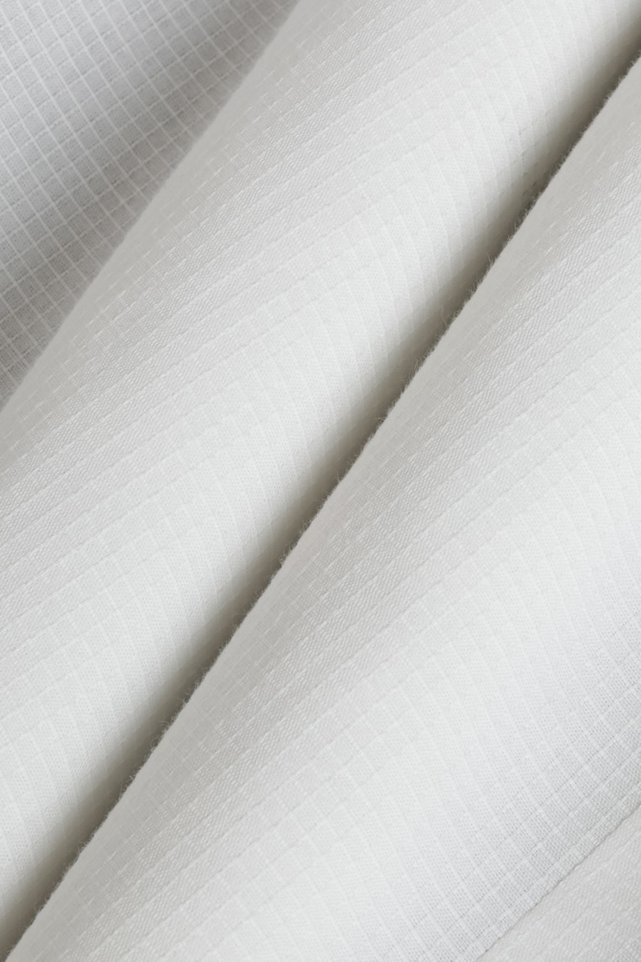 Camisa Manga Curta Textura Quadriculada Mini Off White — foto 6 de 6