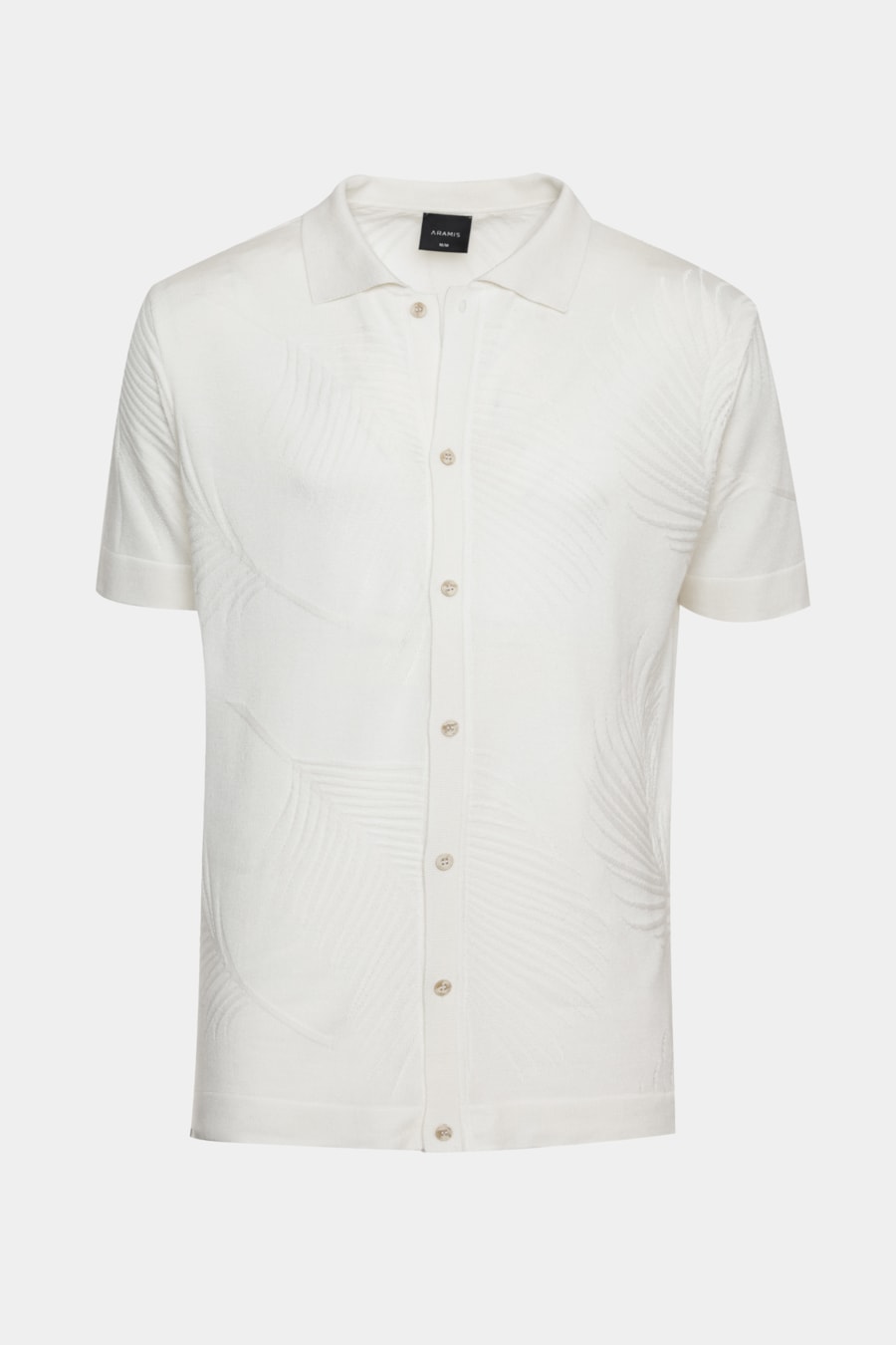 Camisa Manga Curta Tricot Palms Off White — foto 6 de 7