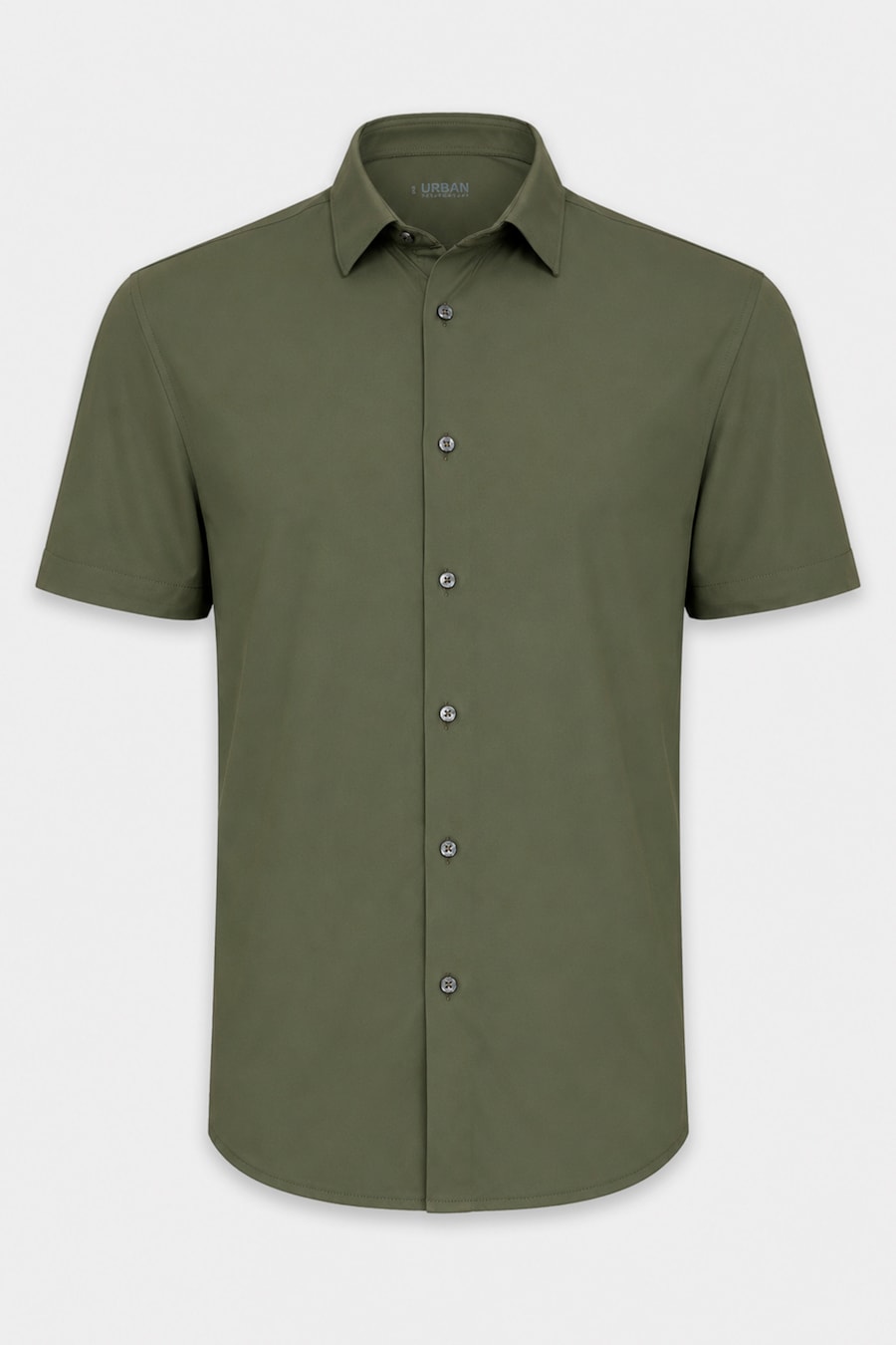 Camisa Manga Curta Twill Performance Menta — foto 5 de 5