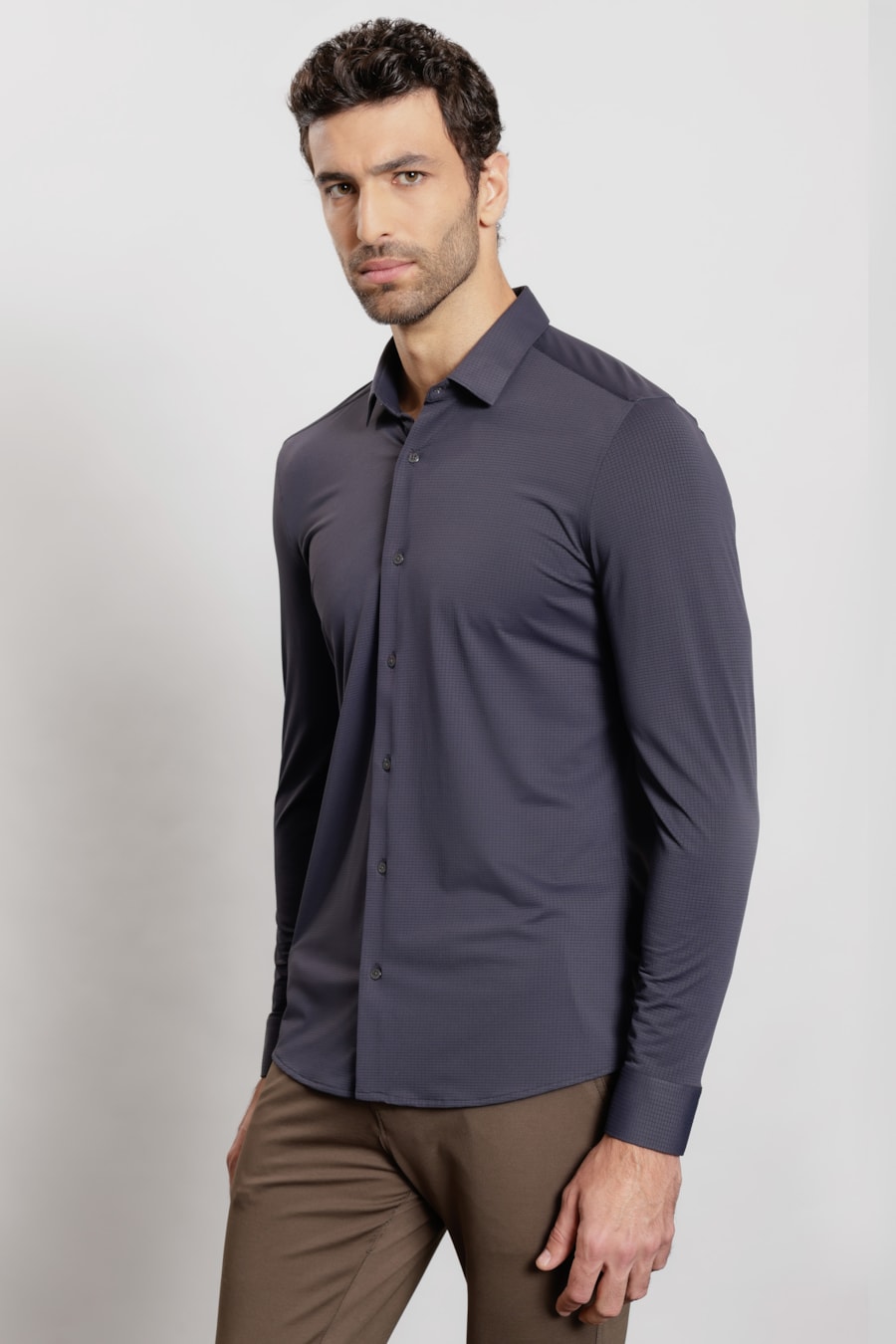 Camisa Manga Longa Air Tech Marinho Escuro — foto 1 de 5