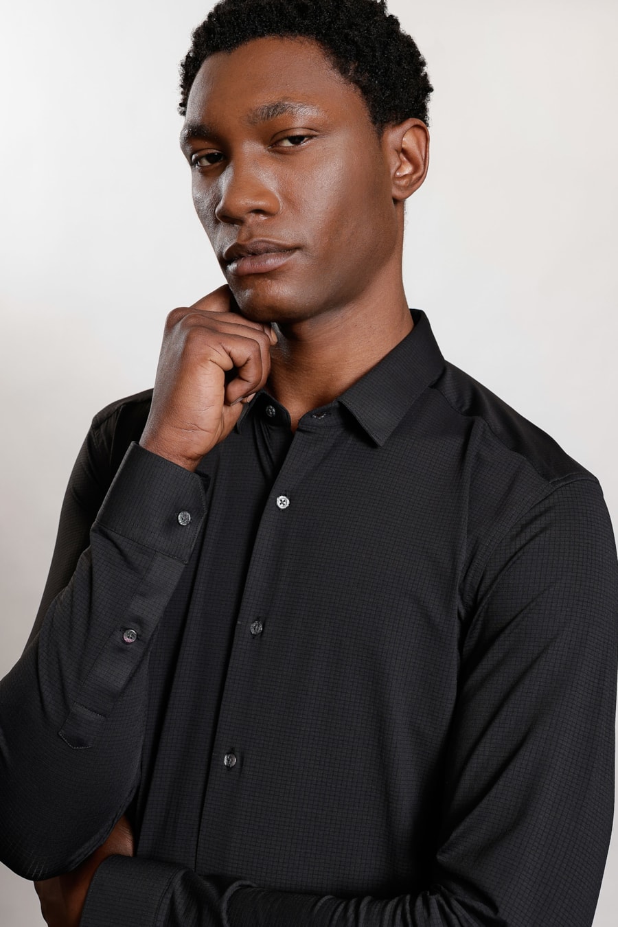 Camisa Manga Longa Air Tech Preto — foto 3 de 6