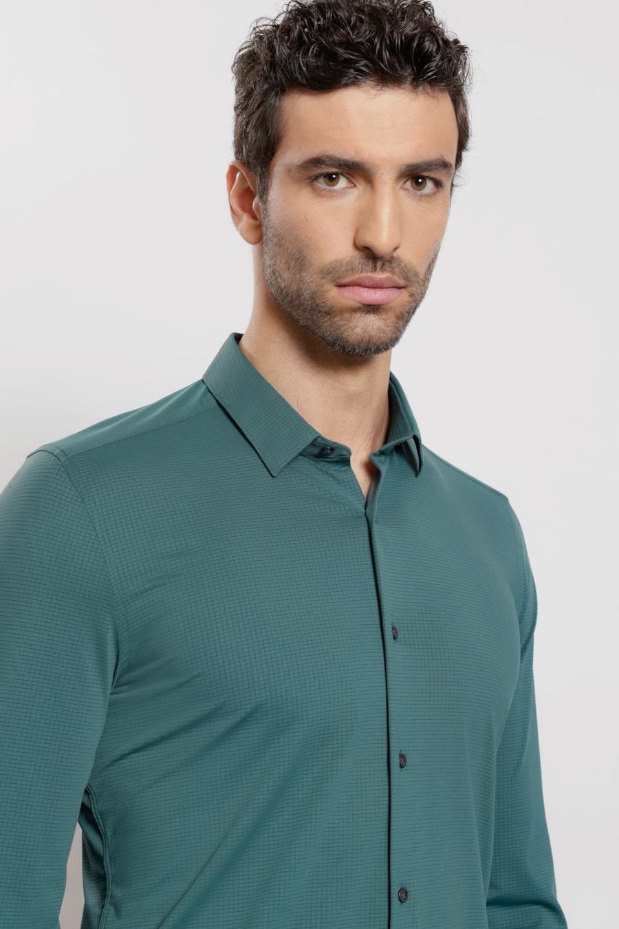 Camisa Manga Longa Air Tech Verde Urban — foto 3 de 6