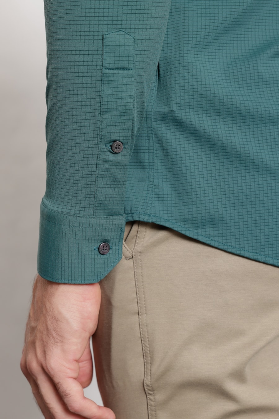 Camisa Manga Longa Air Tech Verde Urban — foto 4 de 6