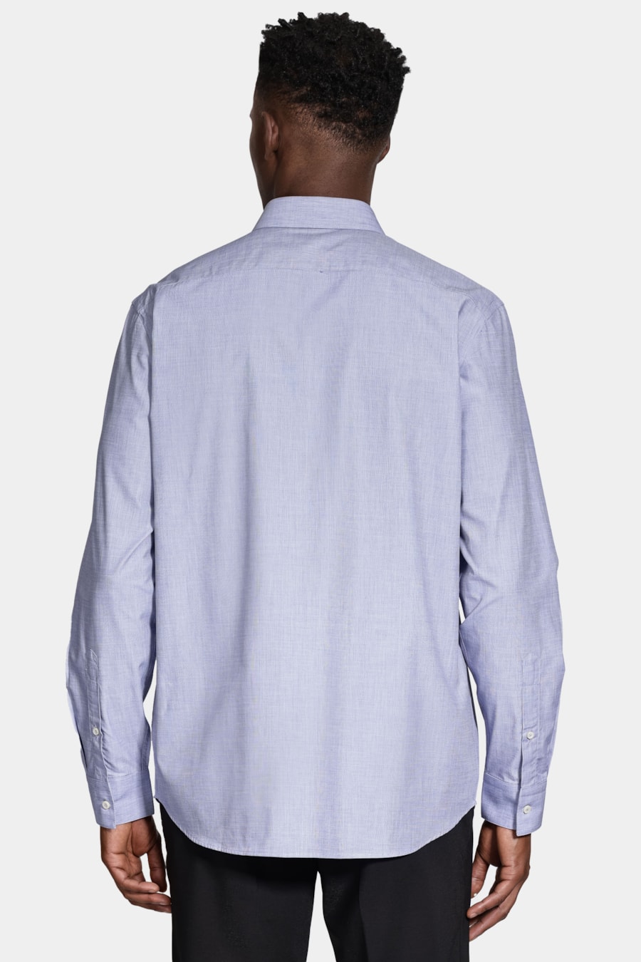 Camisa Manga Longa Algodão Egípcio Barolo Azul — foto 4 de 6
