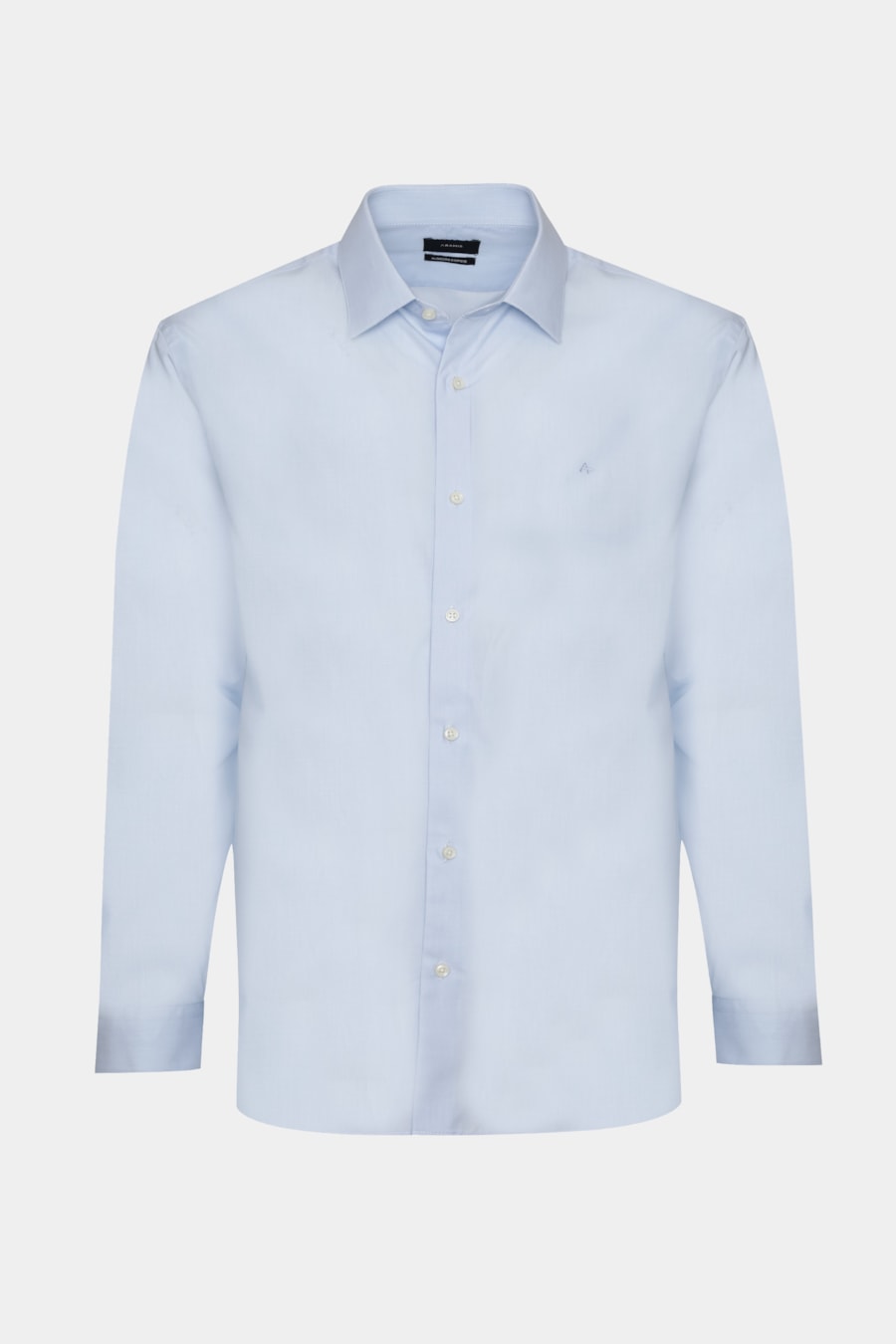 Camisa Manga Longa Algodão Egípcio Barolo Azul Claro — foto 5 de 6