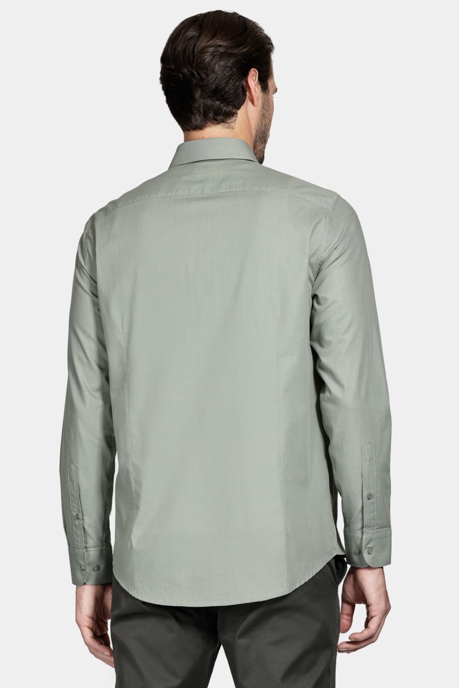 Camisa Manga Longa Algodão Listrada Cacto C/ Verde — foto 4 de 6
