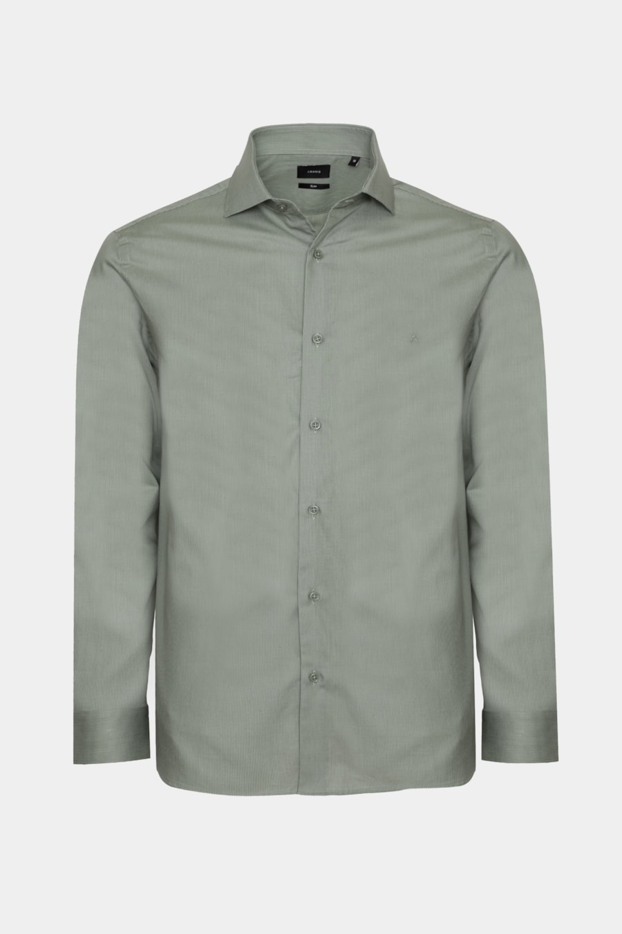 Camisa Manga Longa Algodão Listrada Cacto C/ Verde — foto 5 de 6