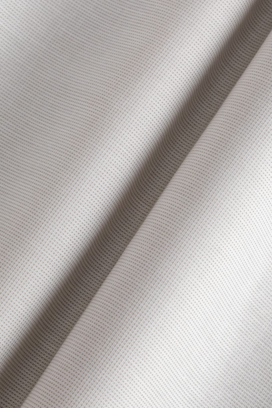 Camisa Manga Longa Algodão Maquineta Branco C/Caqui — foto 6 de 6