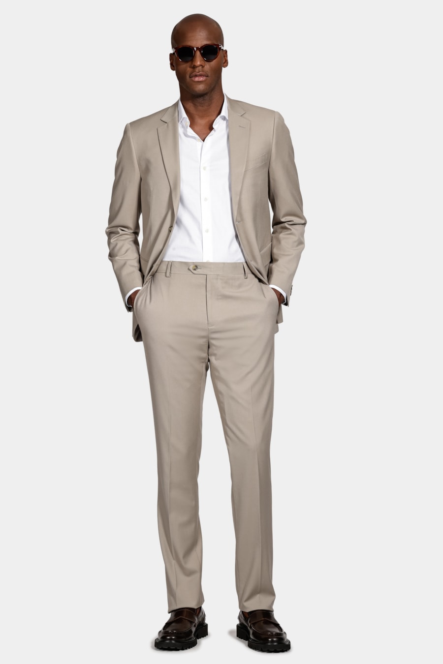 Camisa Manga Longa Algodão Maquineta Stretch Branco — foto 2 de 6