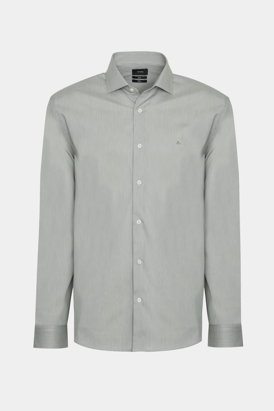 Camisa Manga Longa Algodão Tech Xadrez Verde C/ Branco — foto 5 de 6