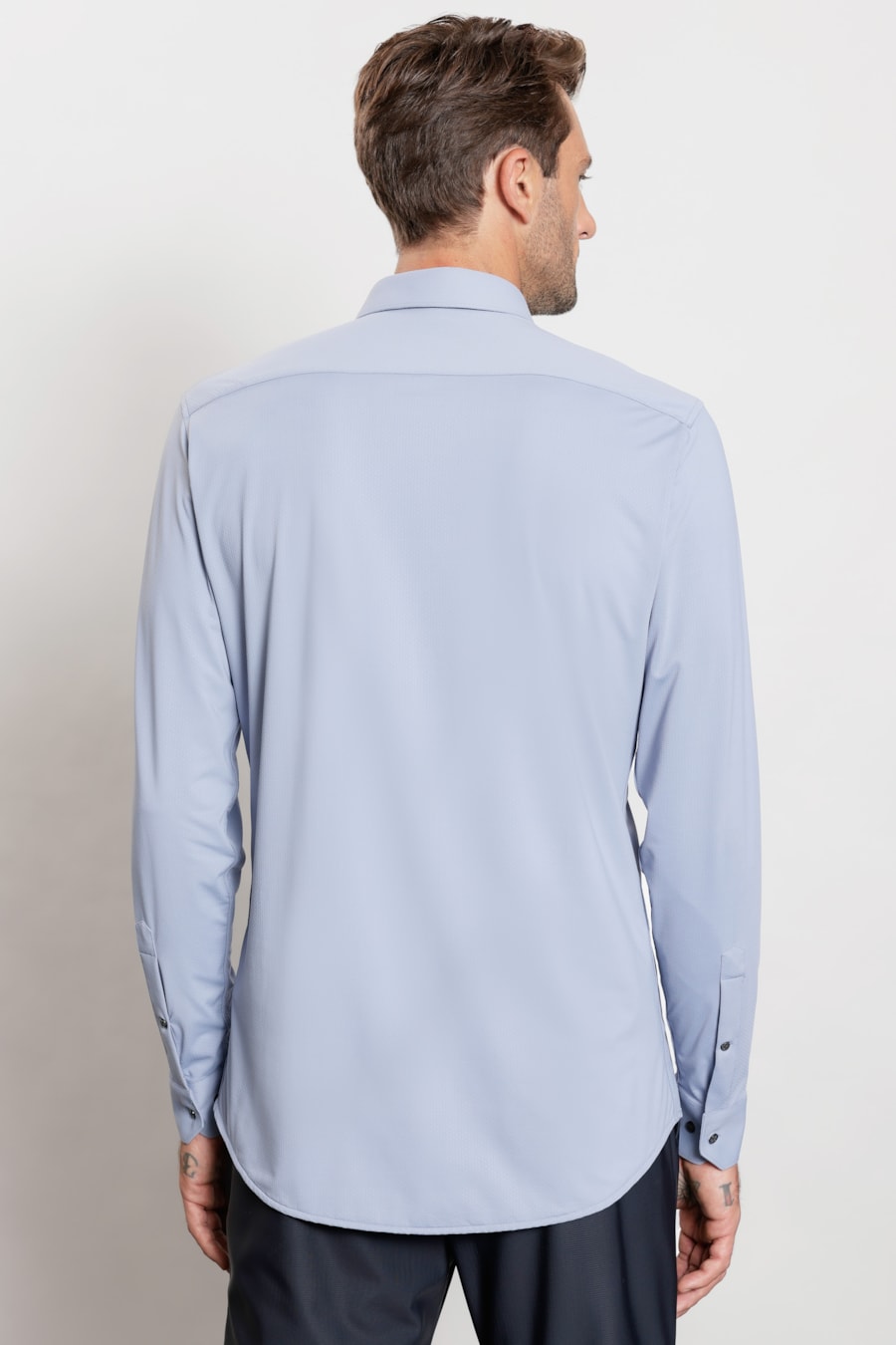 Camisa Manga Longa Bold Everyday Azul Indigo — foto 4 de 6