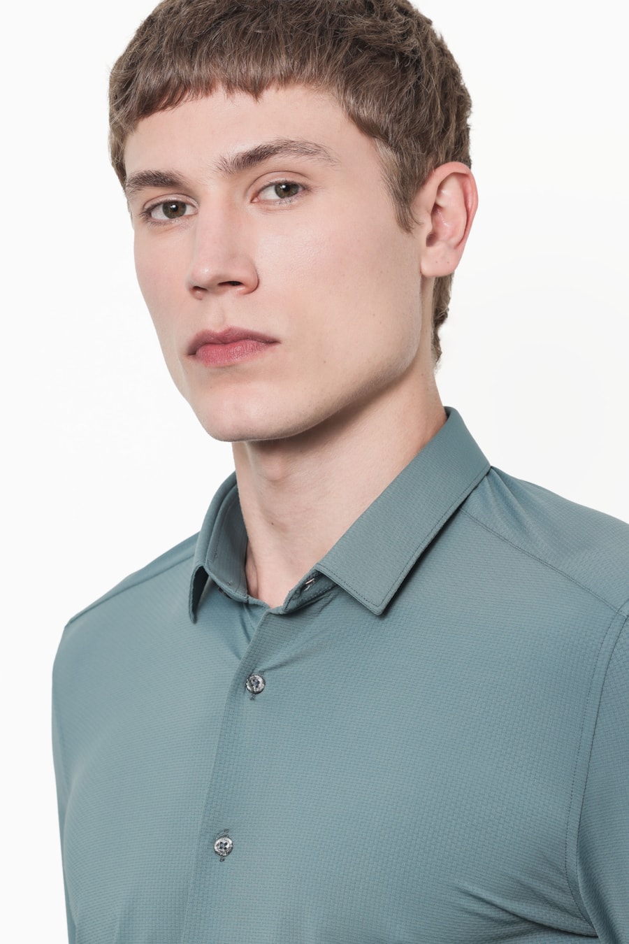 Camisa Manga Longa Bold Everyday Azul Jeans — foto 8 de 12