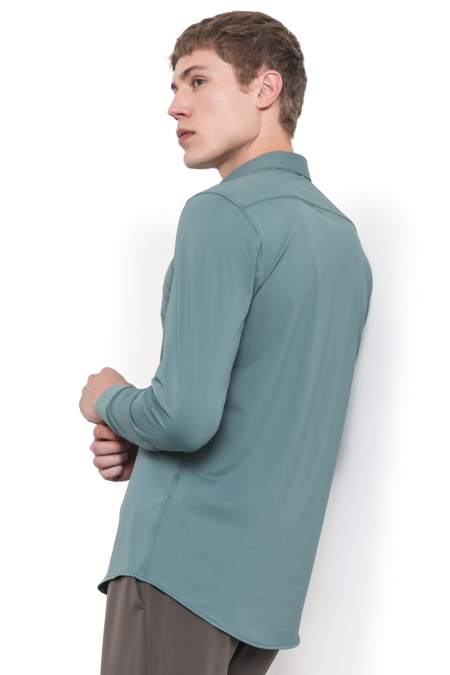 Camisa Manga Longa Bold Everyday Azul Jeans — foto 9 de 12
