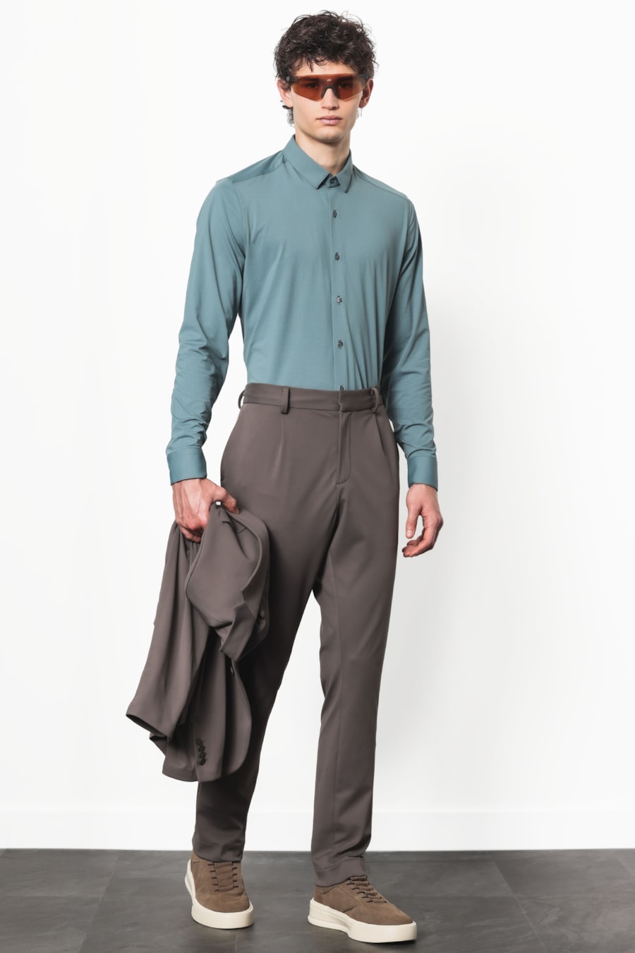Camisa Manga Longa Bold Everyday Azul Jeans — foto 3 de 12