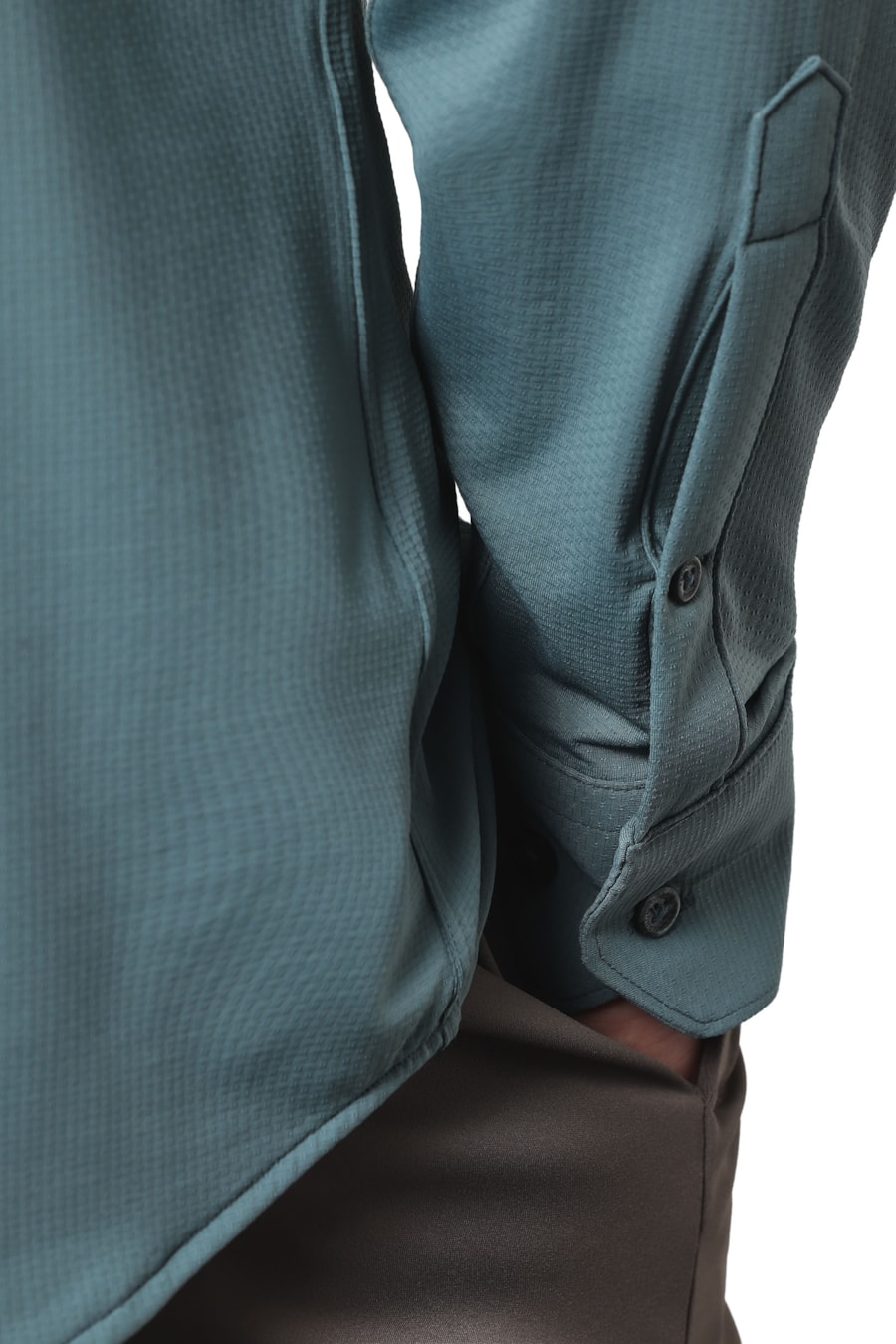 Camisa Manga Longa Bold Everyday Azul Jeans — foto 6 de 12