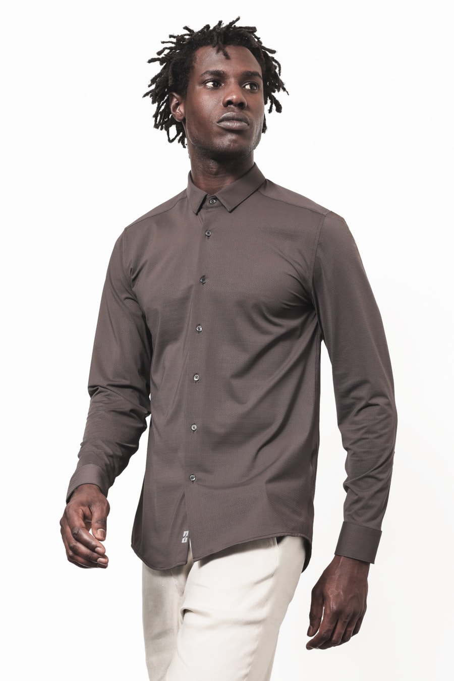 Camisa Manga Longa Bold Everyday Chocolate — foto 2 de 6