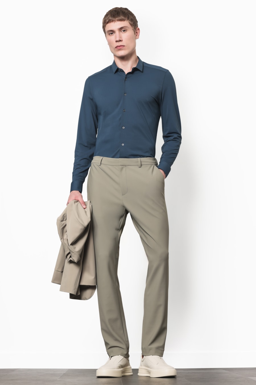 Camisa Manga Longa Bold Everyday Marinho — foto 2 de 5