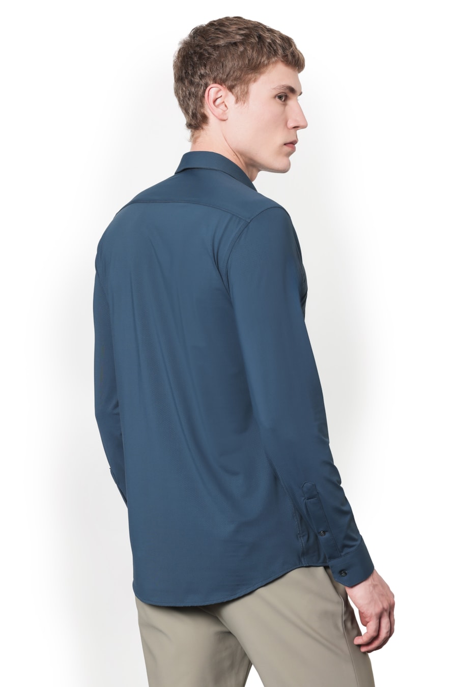 Camisa Manga Longa Bold Everyday Marinho — foto 4 de 5