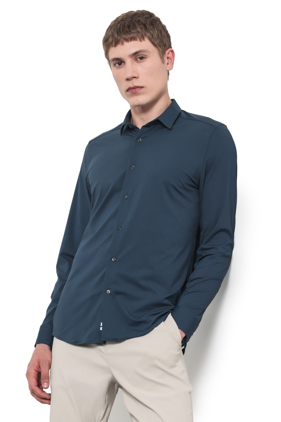 Camisa Manga Longa Bold Everyday Marinho Medio — foto 1 de 5