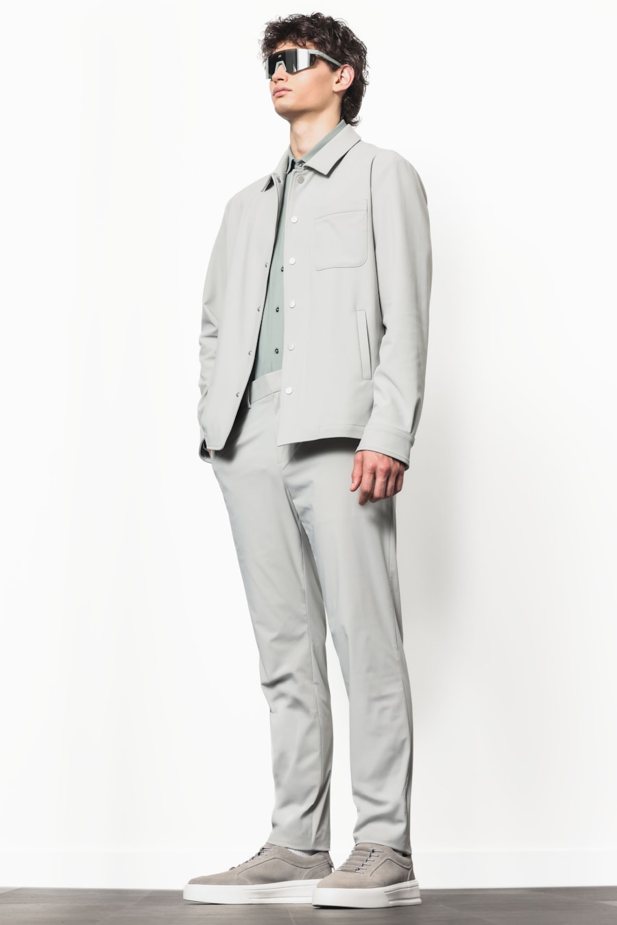 Camisa Manga Longa Bold Everyday Verde Pistache — foto 2 de 5