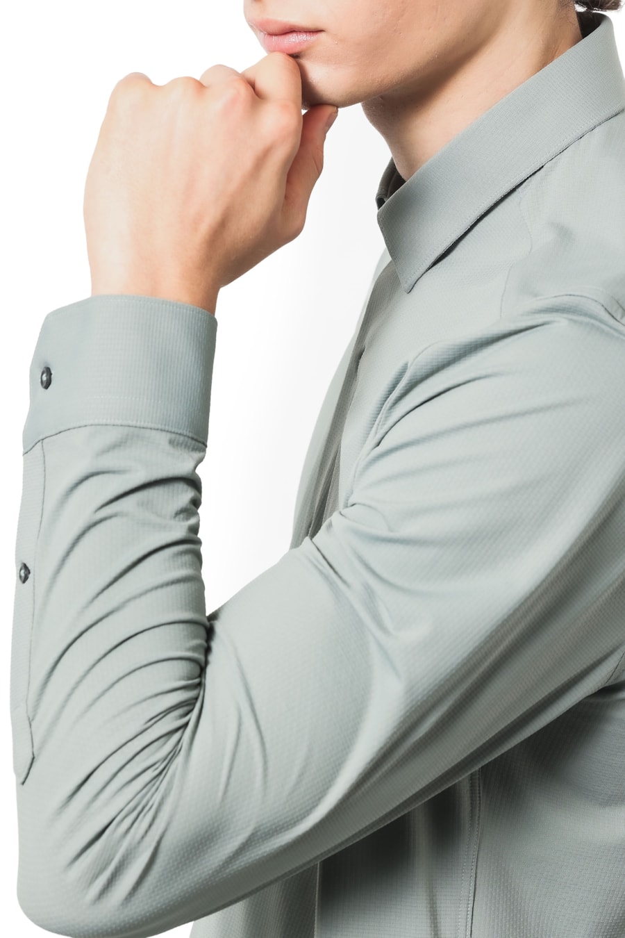 Camisa Manga Longa Bold Everyday Verde Pistache — foto 3 de 5