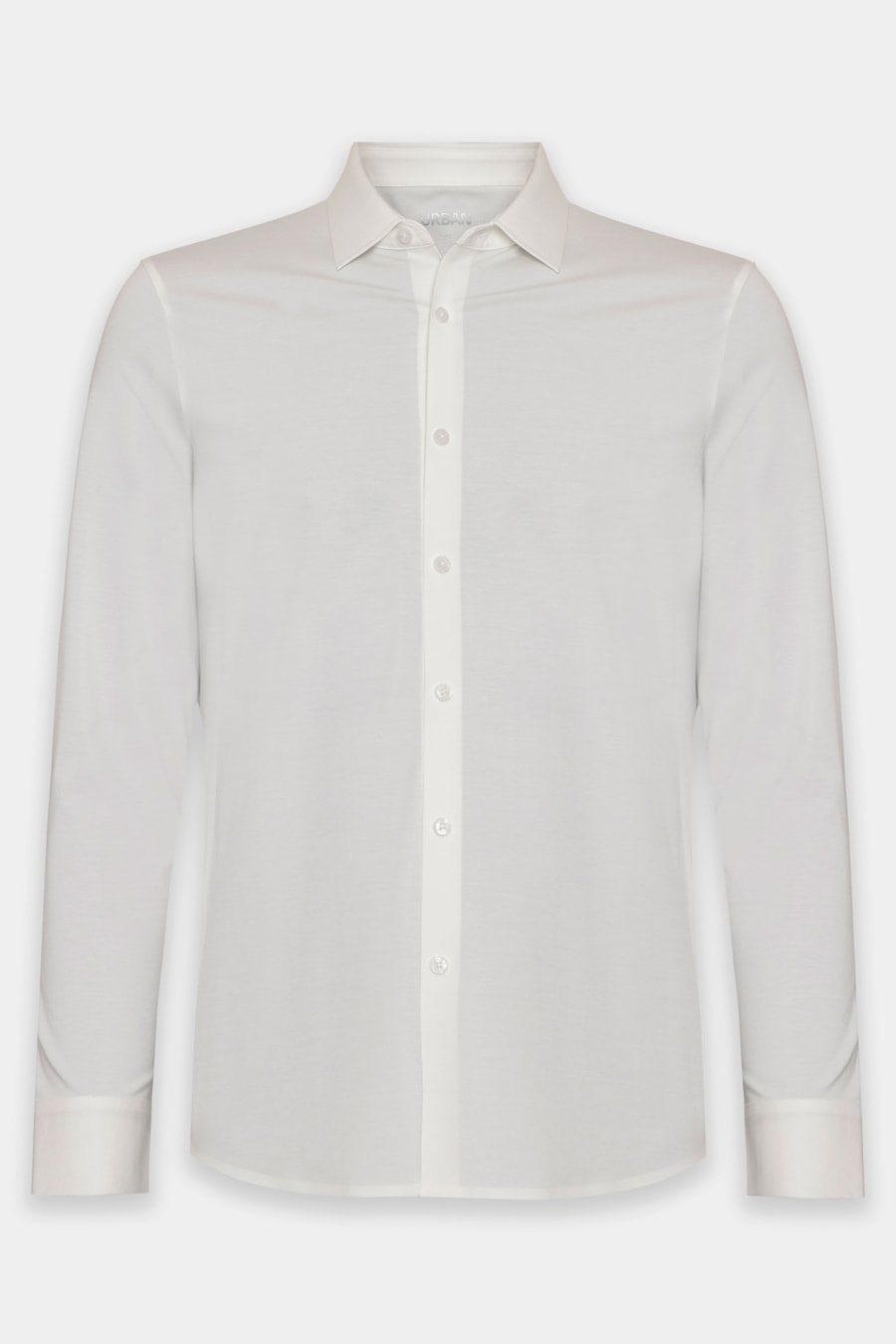 Camisa Manga Longa Bonded Toque de Seda Off White — foto 6 de 6