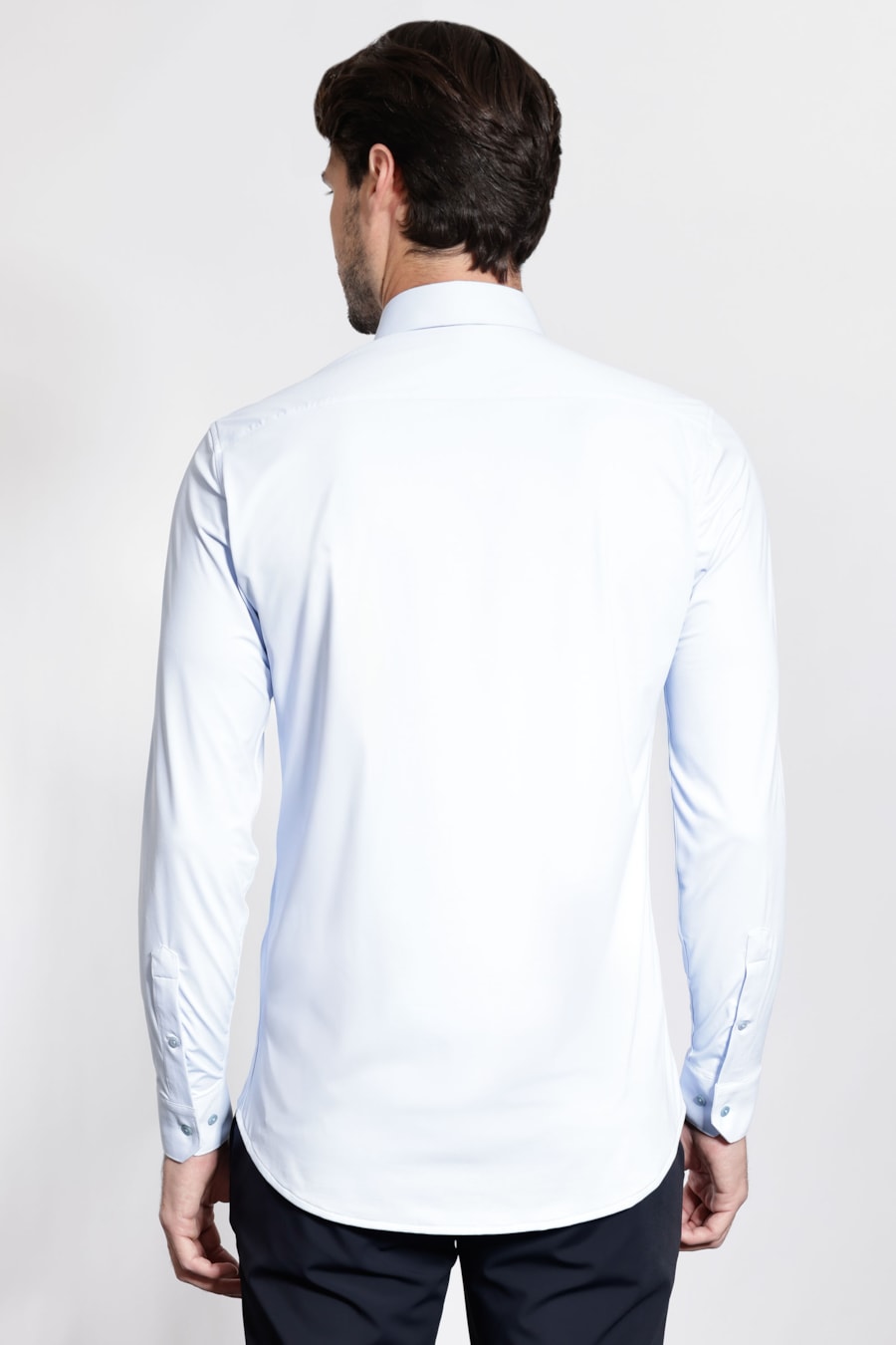 Camisa Manga Longa Classic Everyday Azul Classico — foto 4 de 5